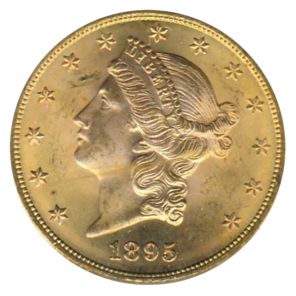 1895 $20 Liberty PCGS MS64