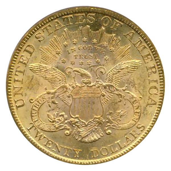 1898 $20 Liberty PCGS MS61