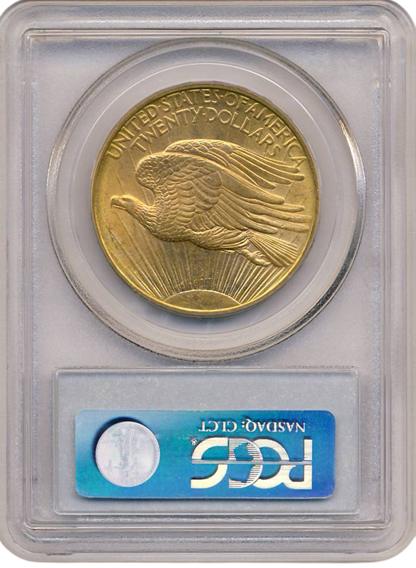 1908-D $20 Saint Gaudens No Motto PCGS MS64