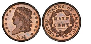 1834 12C Cohen 1, RB (Proof) 