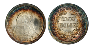 1853 Liberty Seated Arrows Dime