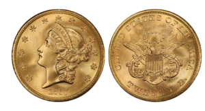 1857-S Liberty Head Double Eagle