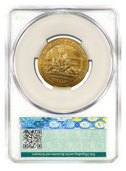 2010-W Gold First Spouse CACG MS70 Jane Pierce