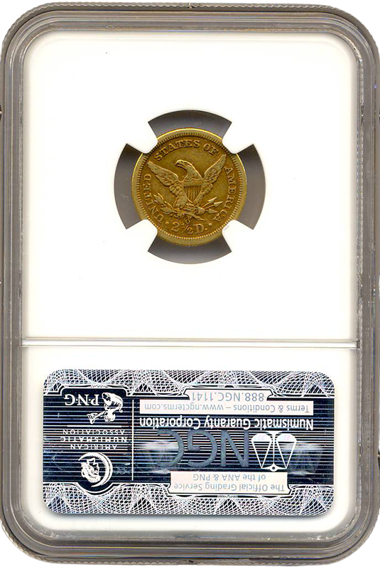 1840-O $2.50 Liberty NGC XF45 CAC