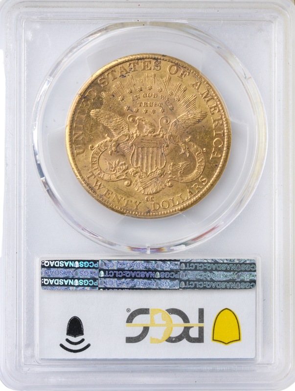 1891-CC $20 Liberty PCGS AU58 CAC