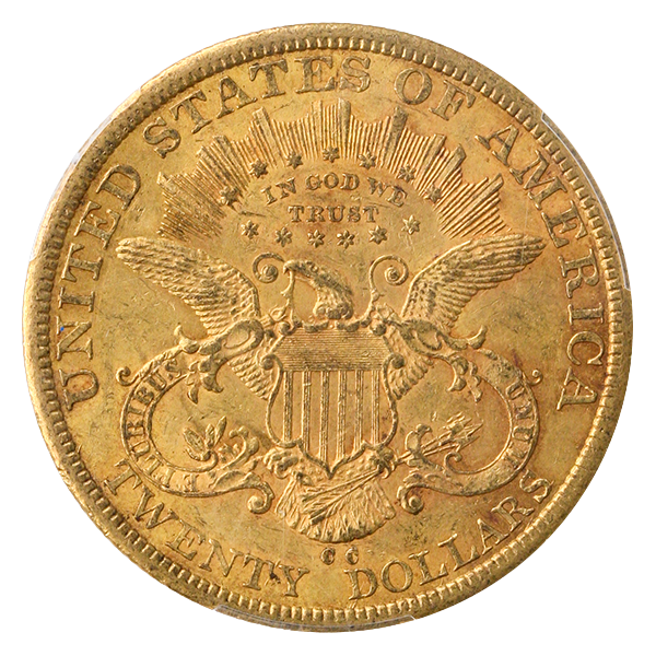 1878-CC $20 Liberty PCGS AU55 CAC