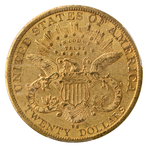 1879-CC $20 Liberty PCGS AU53 CAC