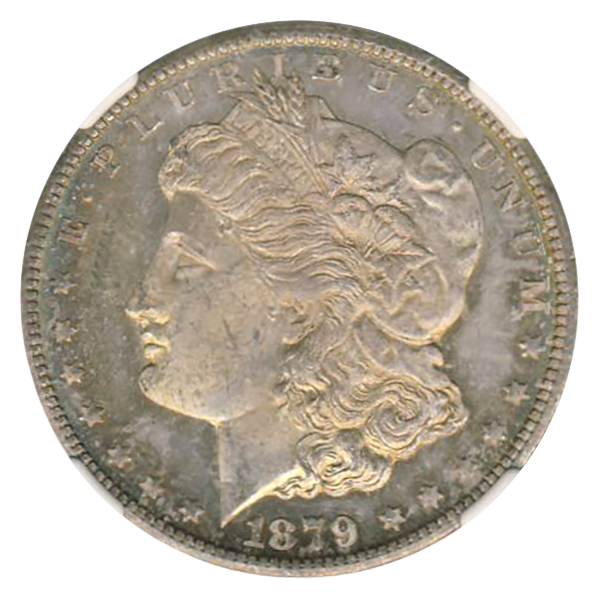 1879-CC Morgan $1 TOP-100 VAM3 CAPPED CC NGC MS63 CAC