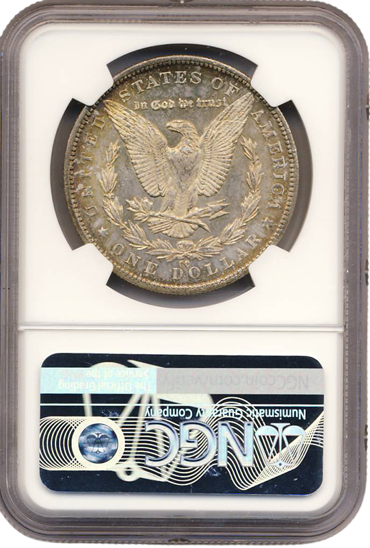 1879-CC Morgan $1 TOP-100 VAM3 CAPPED CC NGC MS63 CAC