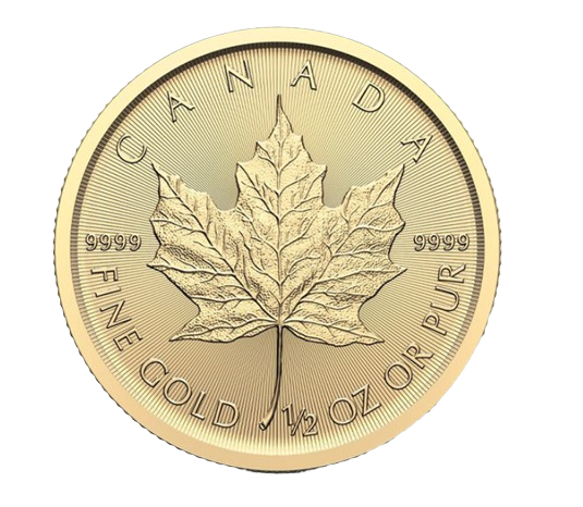 2025 1/2 oz Canadian Gold Maple Leaf (BU)