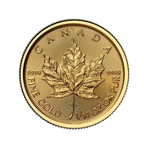 2025 1/10 oz Canadian Gold Maple Leaf (BU)