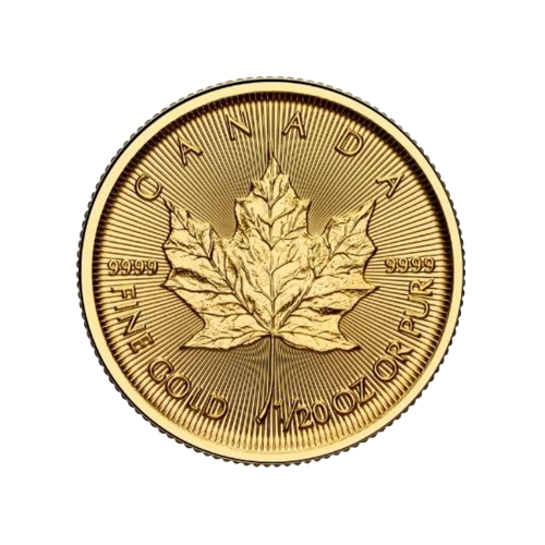 2025 1/20 oz Canadian Gold Maple Leaf (BU)