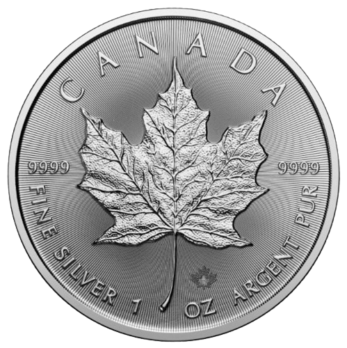 2025 1 oz Silver Canadian Maple Leaf (BU)