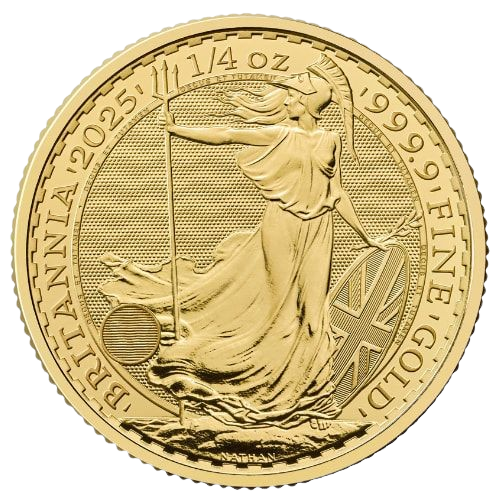 2025 1/4 oz British Gold Britannia (BU)