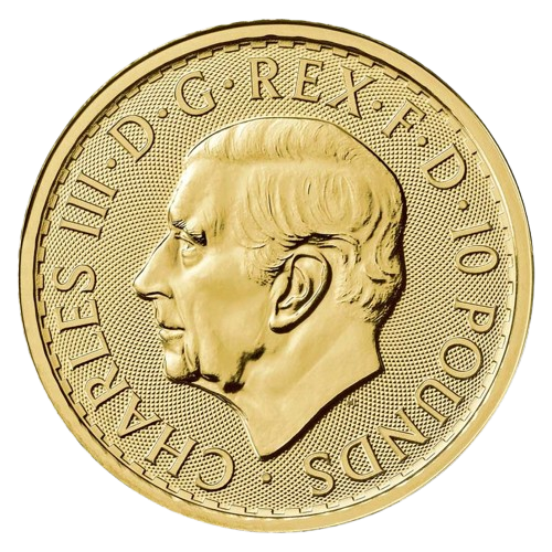 2025 1/10 oz British Gold Britannia (BU)