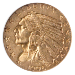 1908-S 45 Indian NGC AU58