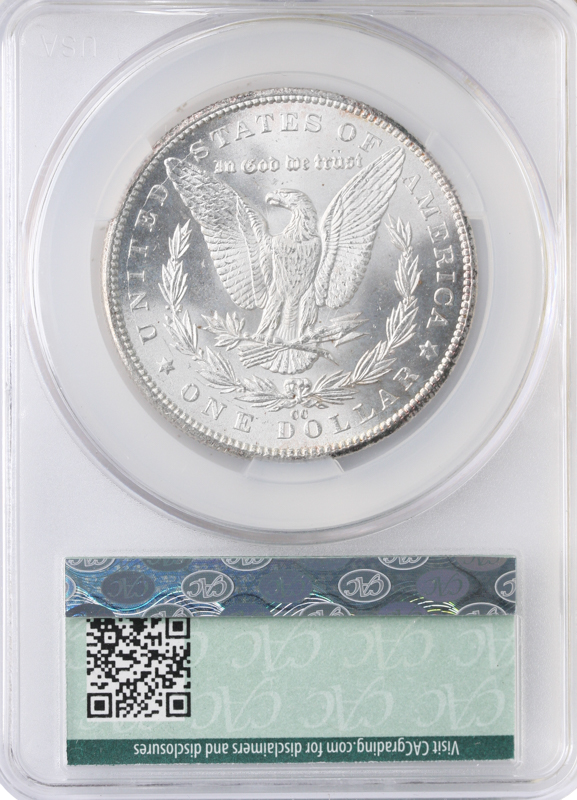 1884-CC Morgan $1 CACG MS64 CAC