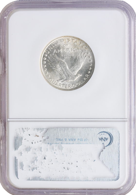 1917 Standing Liberty Quarter Type 1 Full Head NGC MS65