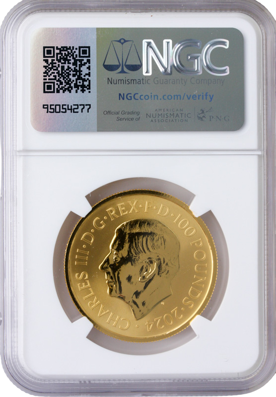 2024 1 oz Gold Royal Mint Lion & Eagle NGC PF70 - First Day of Issue Liberty Bell Privy