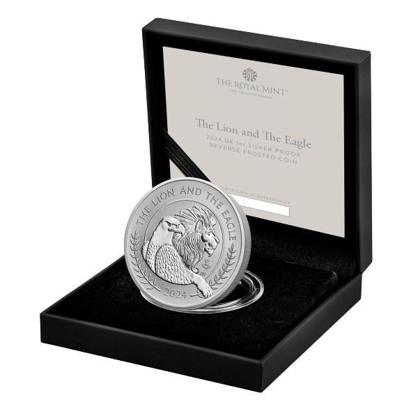 2024 1 oz Silver Royal Mint Lion and Eagle Proof