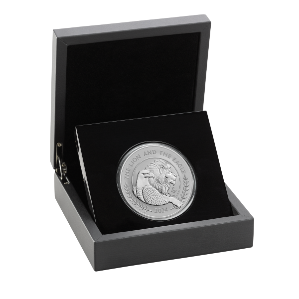 2024 5 oz Silver Royal Mint Lion and Eagle Proof