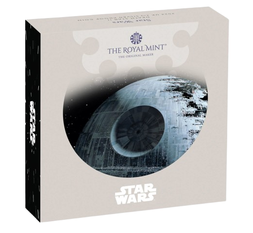 2024 2 oz Royal Mint Silver Star Wars Death Star Proof