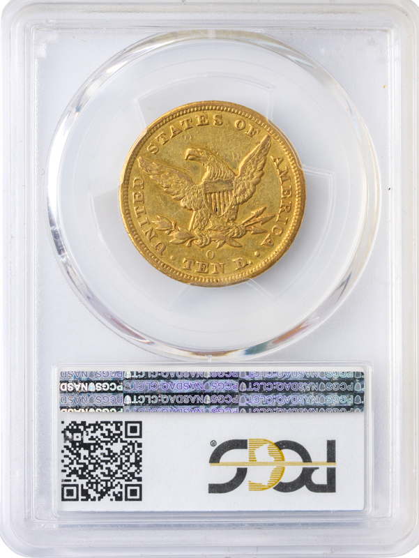 1850-O $10 Liberty PCGS AU50 CAC