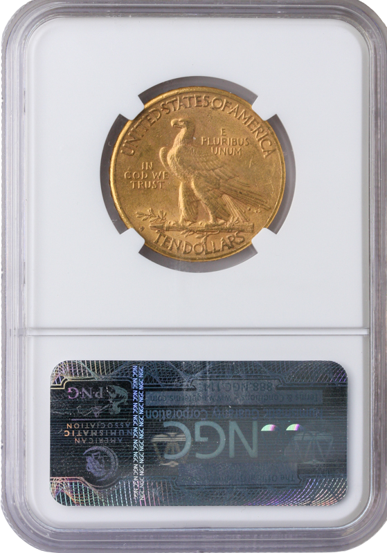 1908-S $10 Indian NGC AU58 CAC