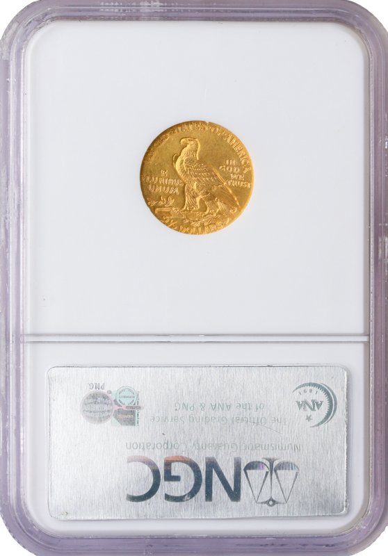 1910 $2.50 Indian NGC MS63