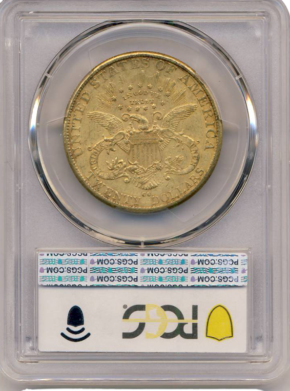 1890-CC $20 Liberty PCGS AU53