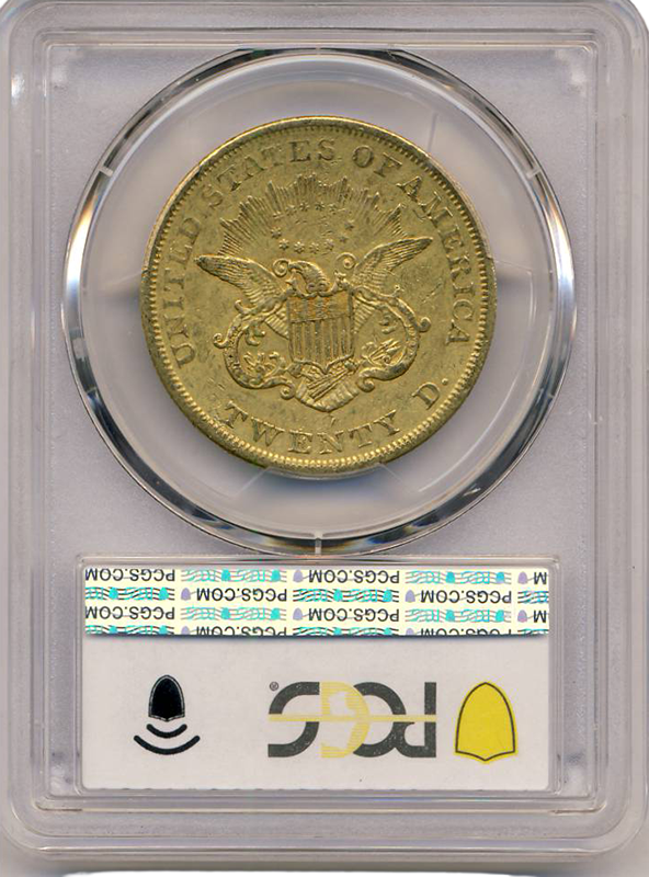 1851-O $20 Liberty PCGS AU50 CAC