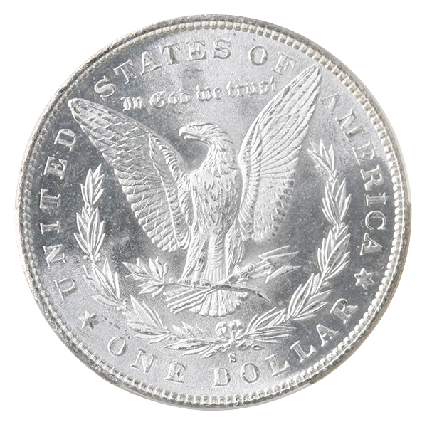 1881-S Morgan $1 CACG MS66 CAC