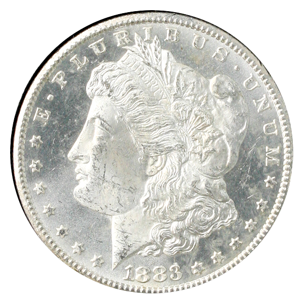 1883-CC Morgan $1 GSA MS64