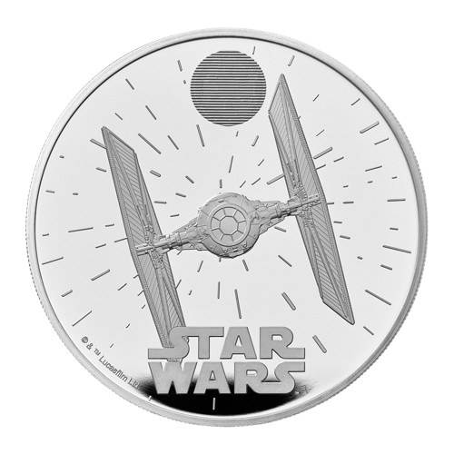 2024 1 oz Silver Royal Mint Star Wars TIE Fighter Proof