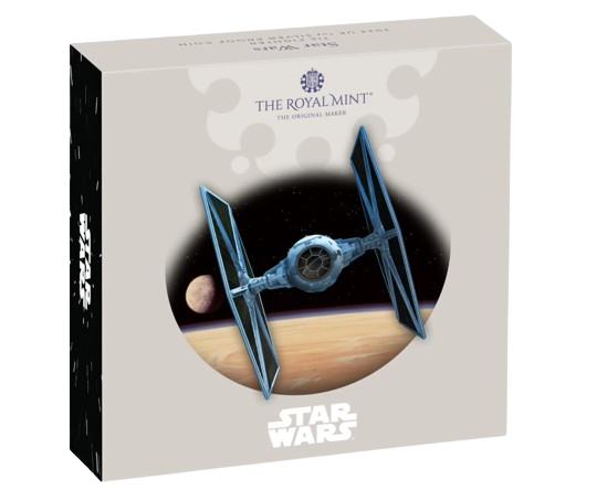 2024 1 oz Silver Royal Mint Star Wars TIE Fighter Proof