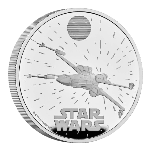 2024 5 oz Silver Royal Mint Star Wars X-Wing Proof