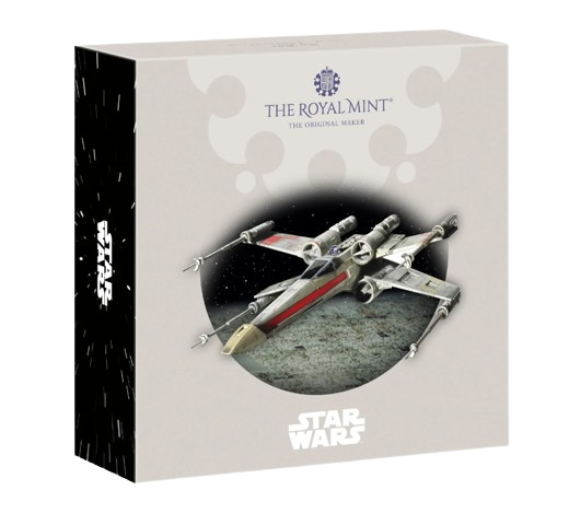 2024 5 oz Silver Royal Mint Star Wars X-Wing Proof