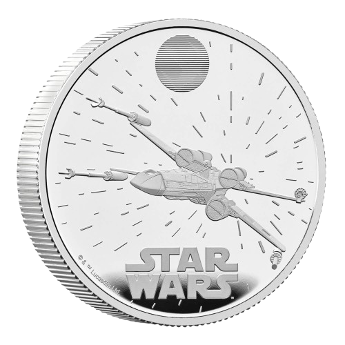 2024 2 oz Silver Royal Mint Star Wars X-Wing Proof