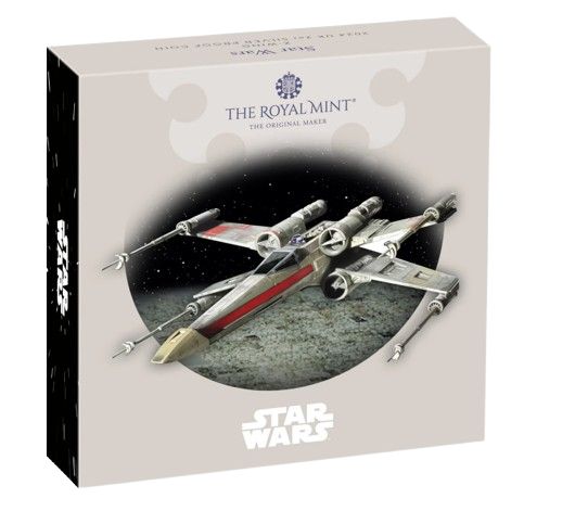 2024 2 oz Silver Royal Mint Star Wars X-Wing Proof