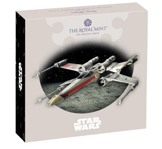 2024 1 oz Silver Royal Mint Star Wars X-Wing Proof