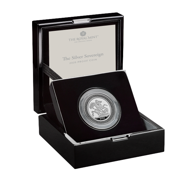 2025 British Silver Sovereign (Original Packaging)