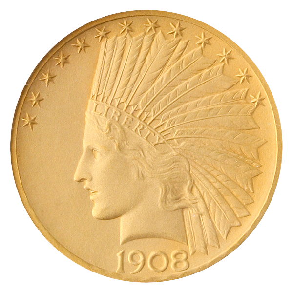 1908 $10 Indian NGC PR65