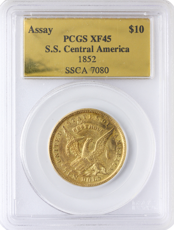 1852 $10 ASSAY SSCA PCGS XF45