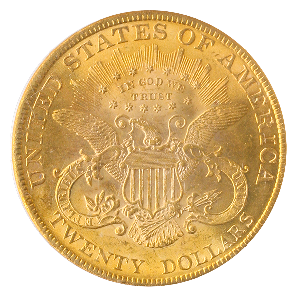 1897 $20 Liberty PCGS MS63