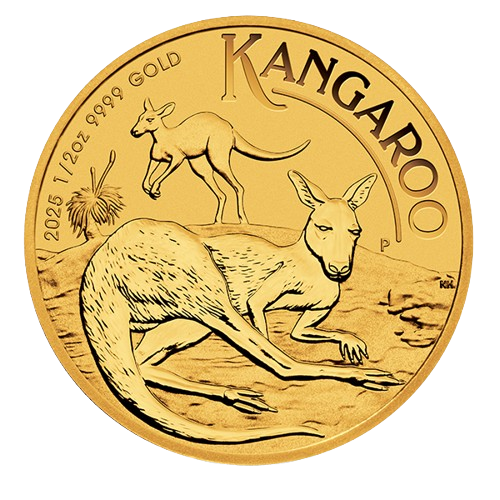 2025 1/2 oz Gold Australian Kangaroo (BU)