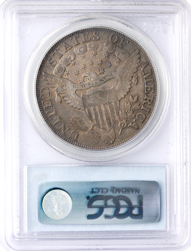 1800 Draped Bust $1 Dotted Date PCGS XF45