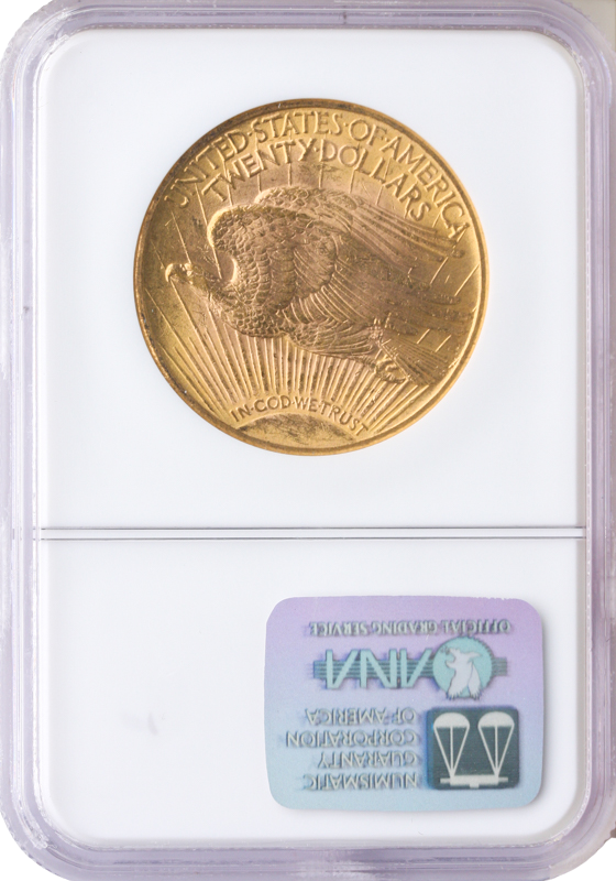 1912 $20 Saint Gaudens NGC MS62