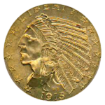 1915 $5 Indian CACG MS64