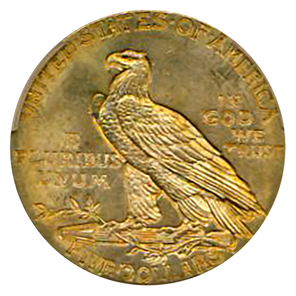 1915 $5 Indian CACG MS64