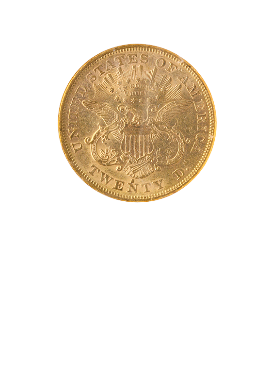 $20 LIBERTY 1872-S NGC